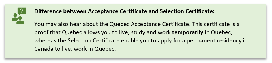 Quebec Selection Certificate (CSQ) Canada Immigration Consultants and